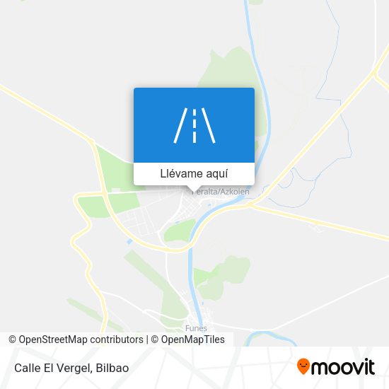 Mapa Calle El Vergel