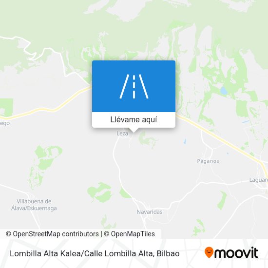 Mapa Lombilla Alta Kalea / Calle Lombilla Alta