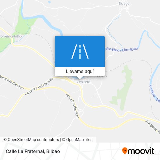 Mapa Calle La Fraternal