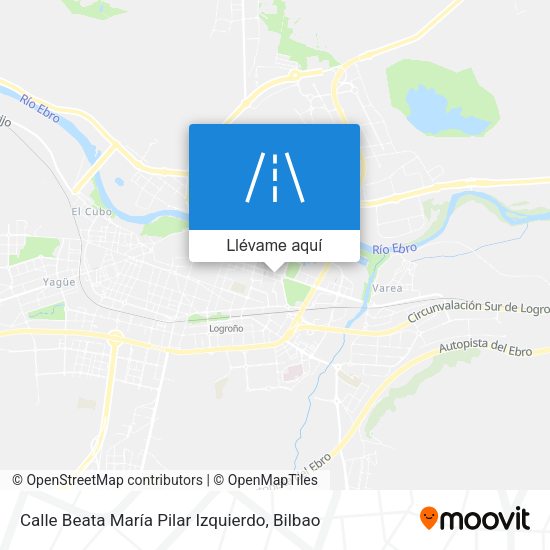 Mapa Calle Beata María Pilar Izquierdo