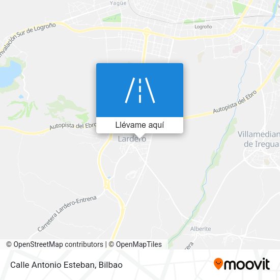 Mapa Calle Antonio Esteban