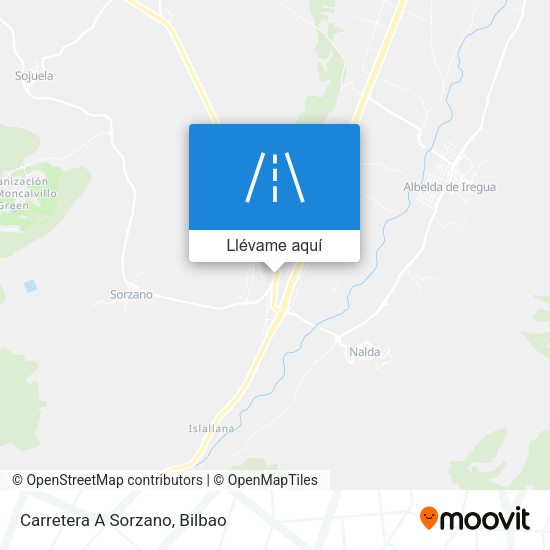 Mapa Carretera A Sorzano