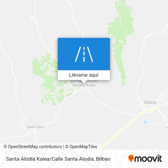 Mapa Santa Alodia Kalea / Calle Santa Alodia