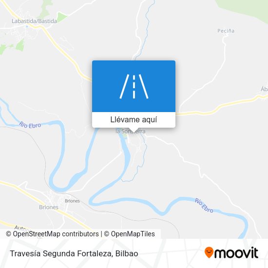 Mapa Travesía Segunda Fortaleza