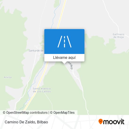 Mapa Camino De Zaldo