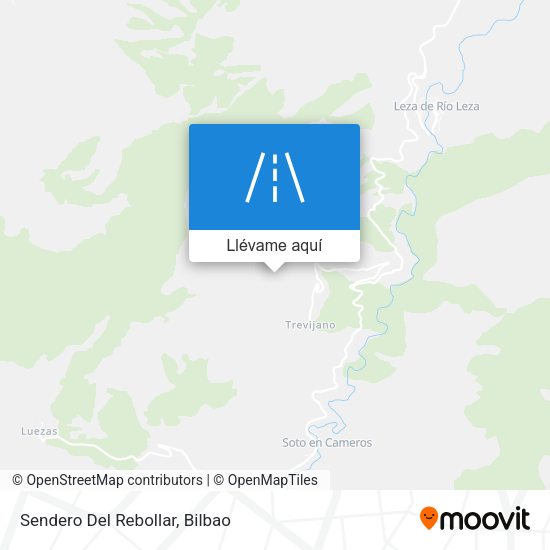 Mapa Sendero Del Rebollar
