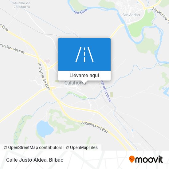 Mapa Calle Justo Aldea
