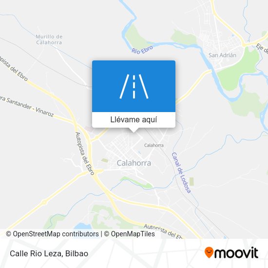 Mapa Calle Rio Leza