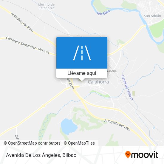 Mapa Avenida De Los Ángeles