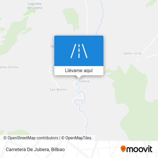 Mapa Carretera De Jubera