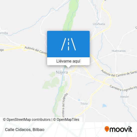 Mapa Calle Cidacos