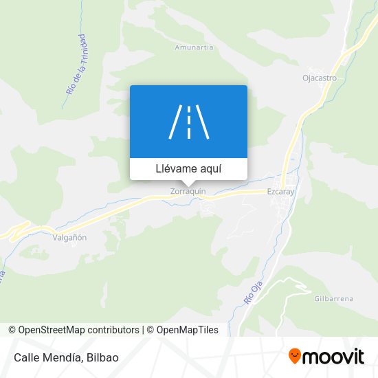 Mapa Calle Mendía