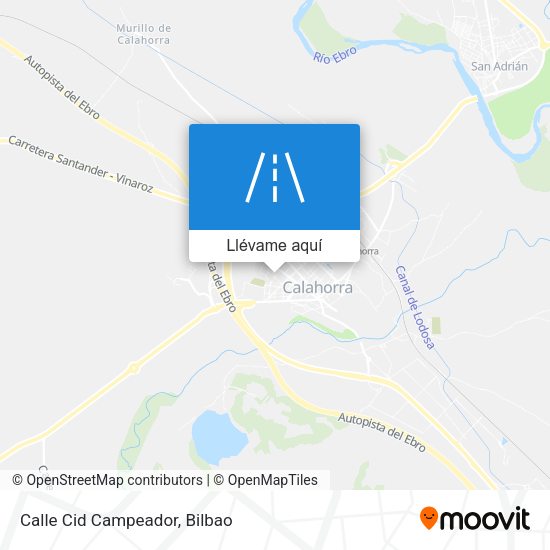 Mapa Calle Cid Campeador