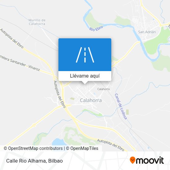 Mapa Calle Rio Alhama