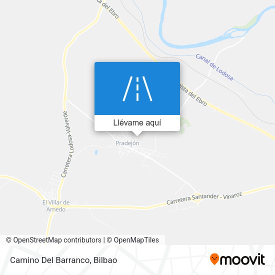 Mapa Camino Del Barranco