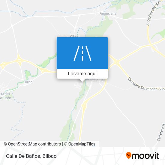 Mapa Calle De Baños
