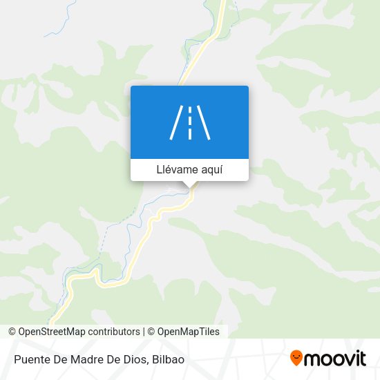 Mapa Puente De Madre De Dios