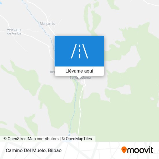 Mapa Camino Del Muelo