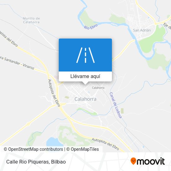 Mapa Calle Rio Piqueras