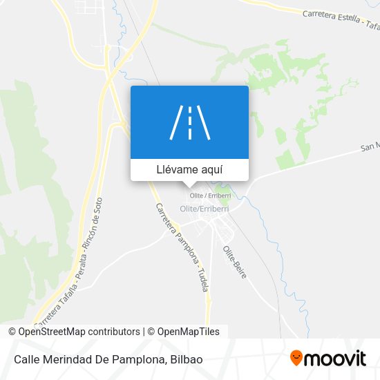 Mapa Calle Merindad De Pamplona