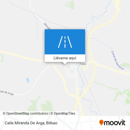 Mapa Calle Miranda De Arga
