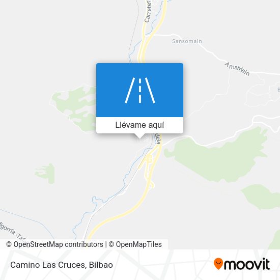 Mapa Camino Las Cruces