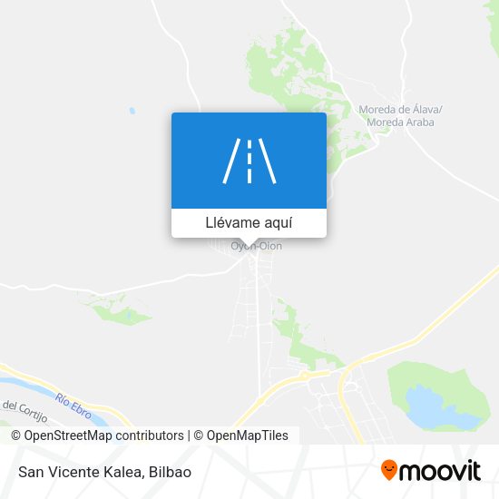 Mapa San Vicente Kalea
