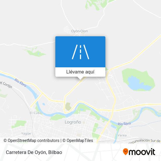 Mapa Carretera De Oyón