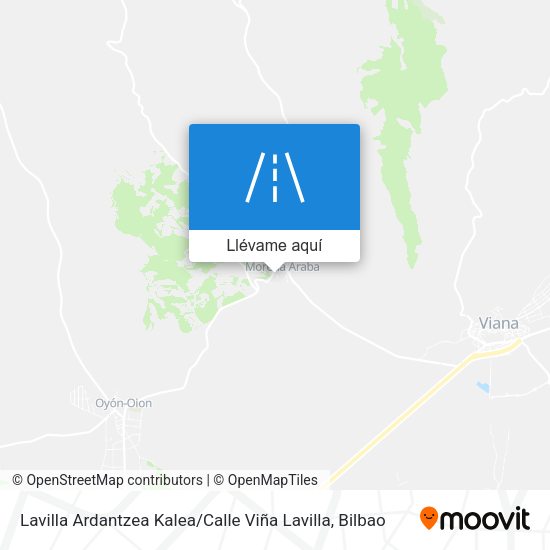 Mapa Lavilla Ardantzea Kalea / Calle Viña Lavilla
