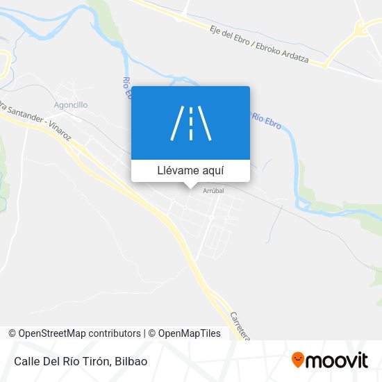 Mapa Calle Del Río Tirón