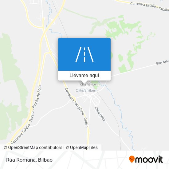 Mapa Rúa Romana
