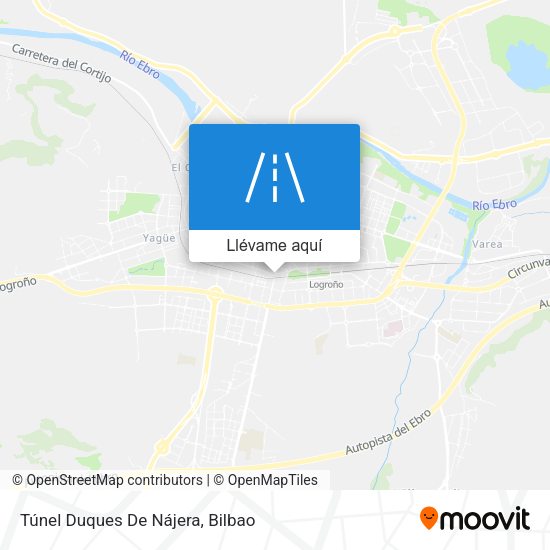Mapa Túnel Duques De Nájera