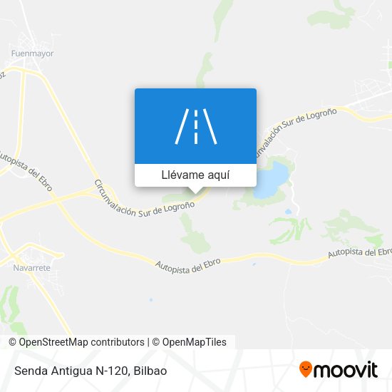 Mapa Senda Antigua N-120