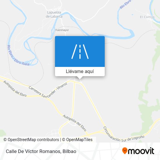 Mapa Calle De Víctor Romanos