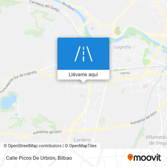 Mapa Calle Picos De Urbión