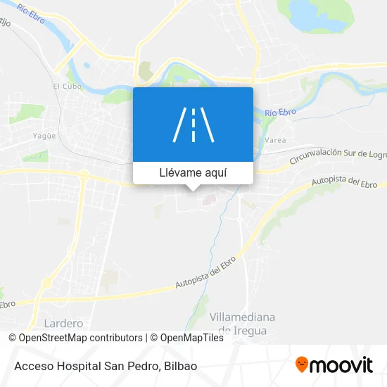 Mapa Acceso Hospital San Pedro