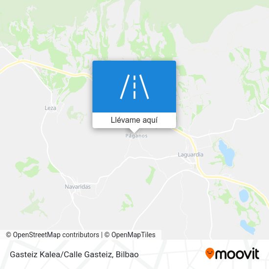 Mapa Gasteiz Kalea/Calle Gasteiz
