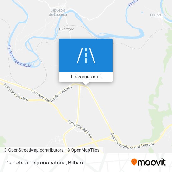 Mapa Carretera Logroño Vitoria