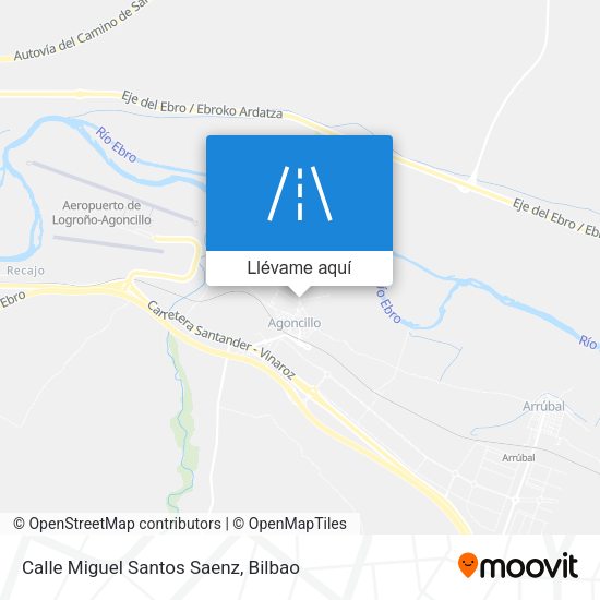 Mapa Calle Miguel Santos Saenz