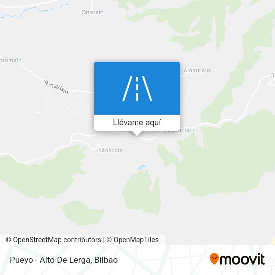 Mapa Pueyo - Alto De Lerga
