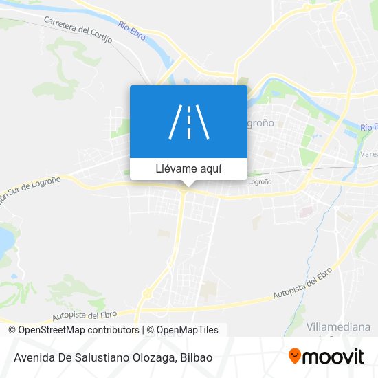 Mapa Avenida De Salustiano Olozaga