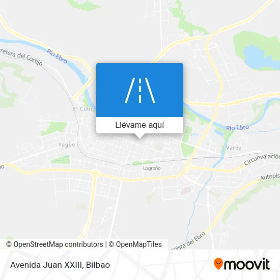 Mapa Avenida Juan XXIII