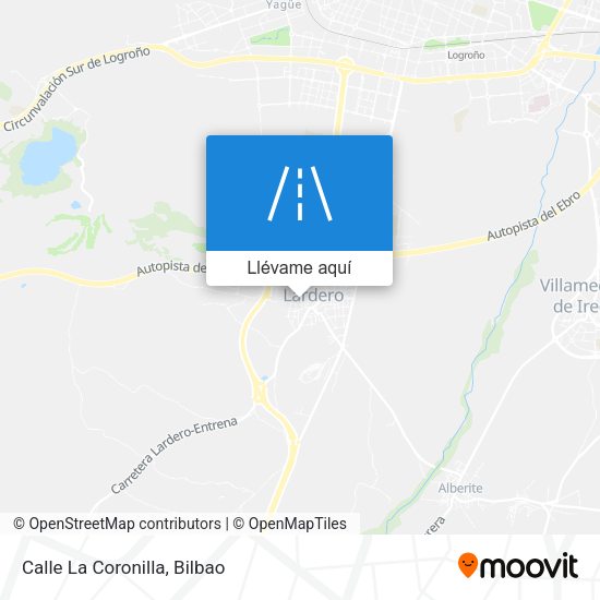 Mapa Calle La Coronilla