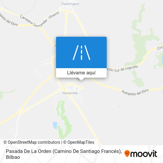 Mapa Pasada De La Orden (Camino De Santiago Francés)