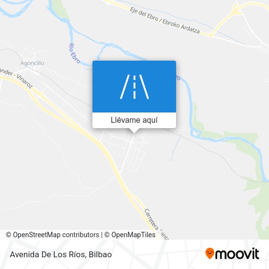 Mapa Avenida De Los Ríos