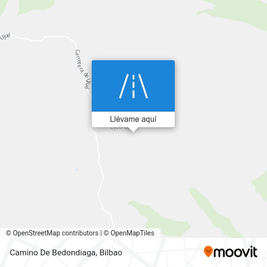 Mapa Camino De Bedondiaga