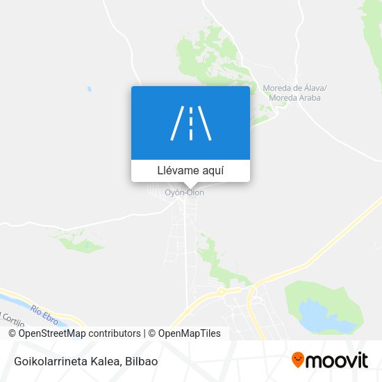 Mapa Goikolarrineta Kalea