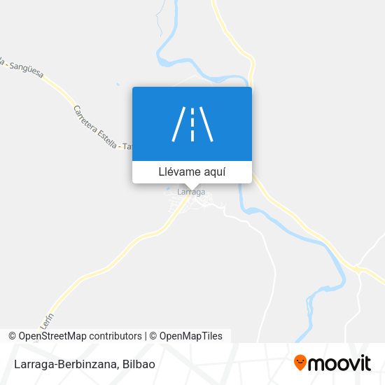 Mapa Larraga-Berbinzana