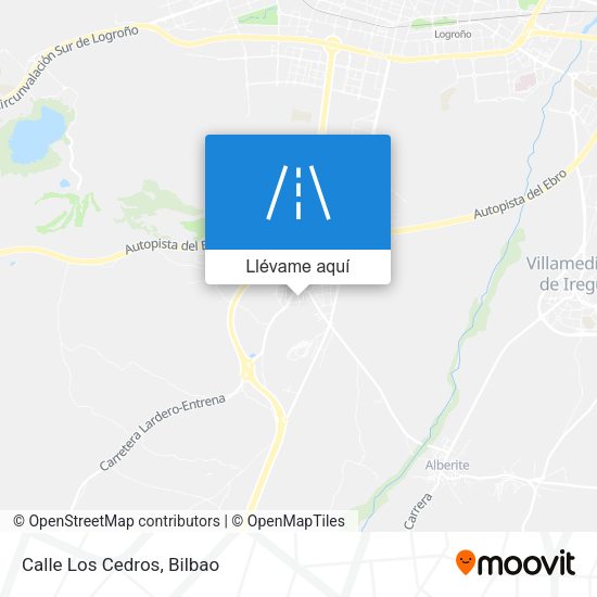 Mapa Calle Los Cedros