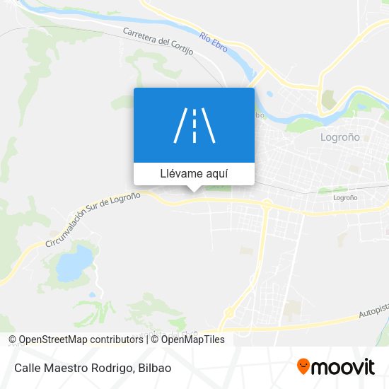 Mapa Calle Maestro Rodrigo